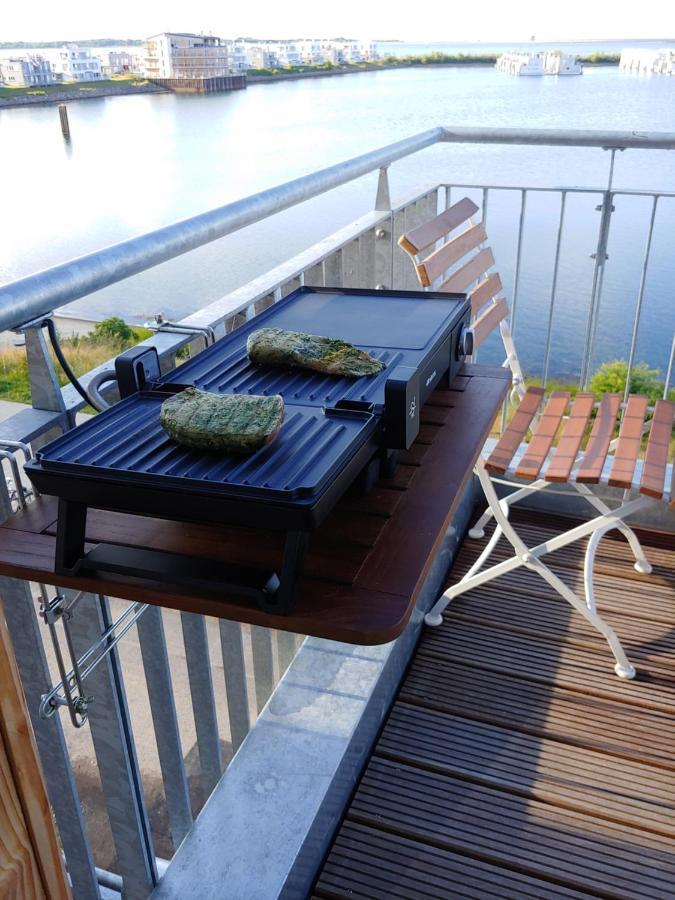 Ferienwohnung Lungomare Oro, Penthouse Am Yachthafen Kappeln Exterior foto