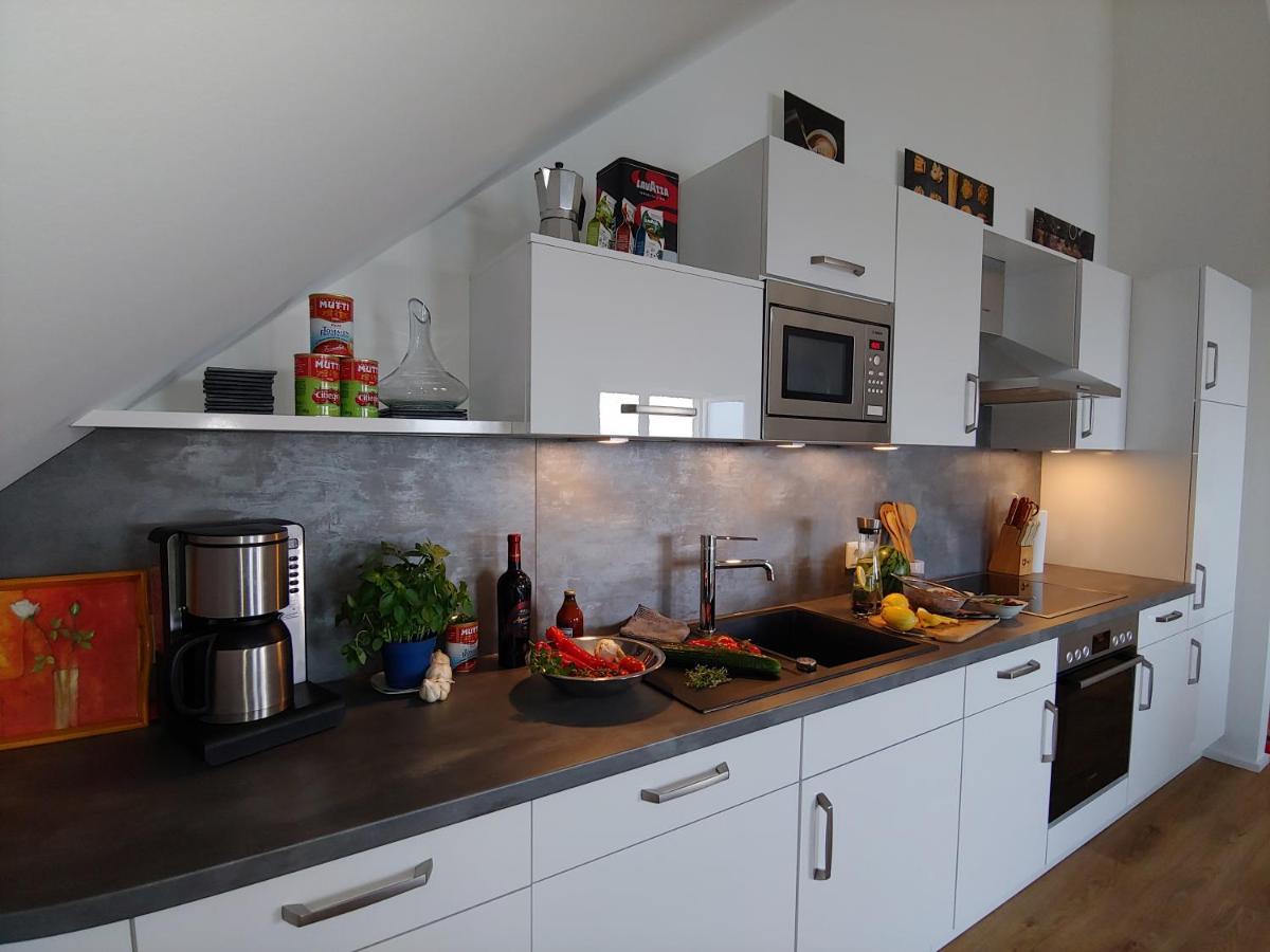 Ferienwohnung Lungomare Oro, Penthouse Am Yachthafen Kappeln Exterior foto