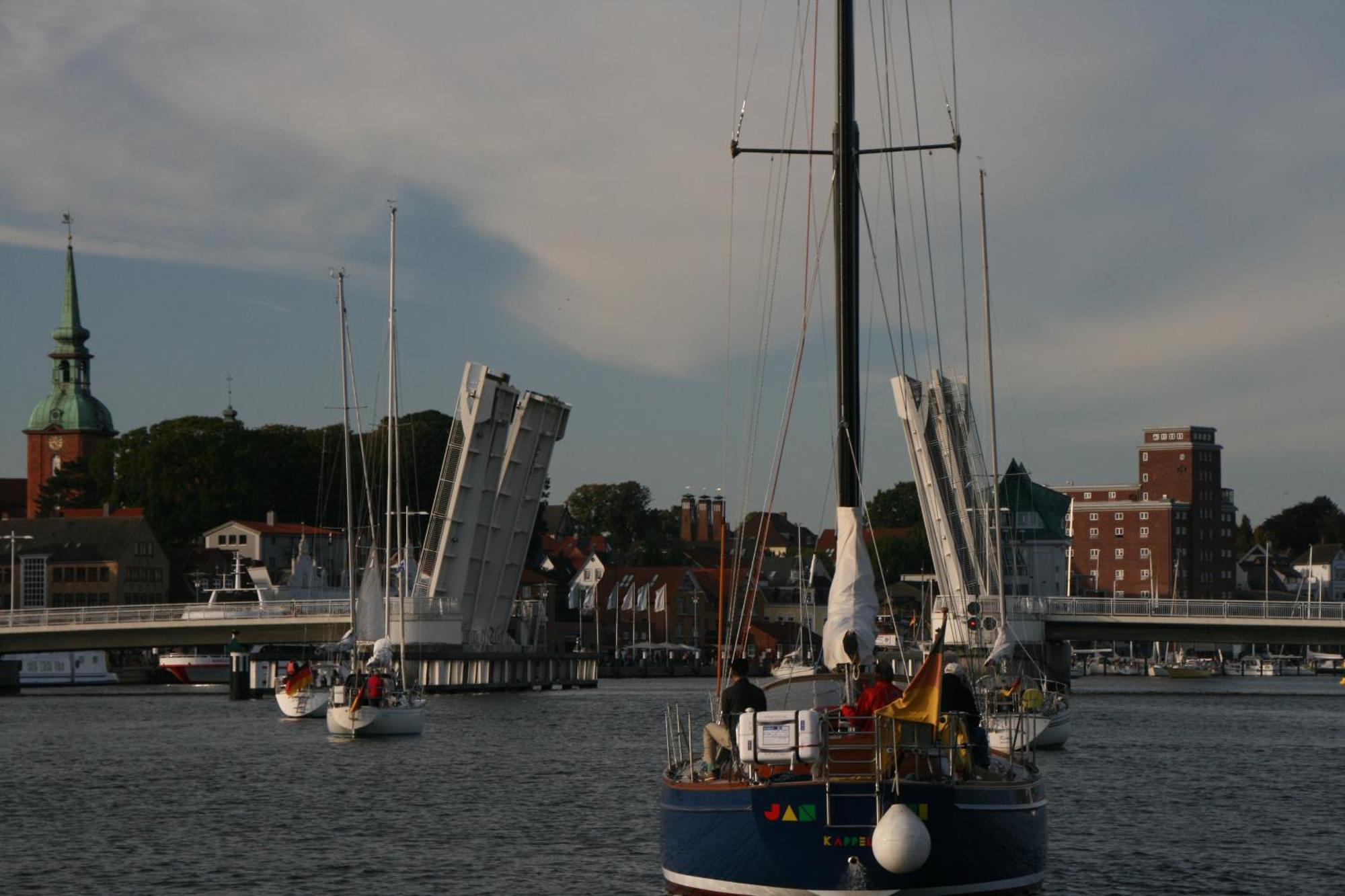 Ferienwohnung Lungomare Oro, Penthouse Am Yachthafen Kappeln Exterior foto